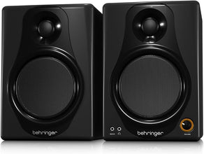 Behringer MEDIA 40USB High-Resolution,150 Watt Bi-Amped Digital Monitor Speakers with USB Input