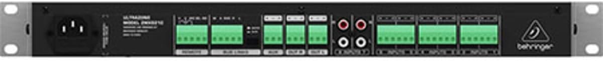 Behringer Ultrazone ZMX8210 Professional 8-Channel 3-Bus Mic/Line Zone Mixer with Remote Control and Link Ports