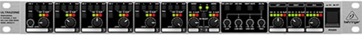 Behringer Ultrazone ZMX8210 Professional 8-Channel 3-Bus Mic/Line Zone Mixer with Remote Control and Link Ports