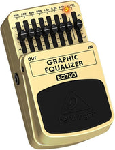 Behringer EQ700 7-Band Ultimate Graphic Equalizer Pedal