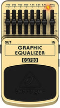Behringer EQ700 7-Band Ultimate Graphic Equalizer Pedal