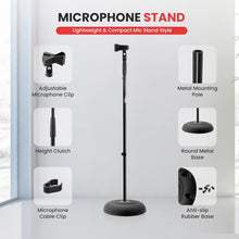 Behringer Powerplay P16-M 16-Channel Digital Personal Mixer & PYLE-PRO Microphone Stand - Universal Mic Mount with Heavy Compact Base