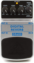 Behringer DR600 DIGITAL REVERB Digital Stereo Reverb Effects Pedal