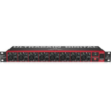 Behringer ADA8200 Ultragain Digital Audiophile 8 In/8 Out ADAT Audio Interface with MIDAS Mic Preamplifiers