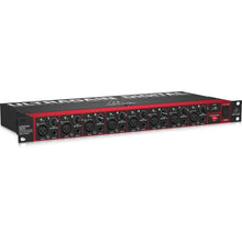 Behringer ADA8200 Ultragain Digital Audiophile 8 In/8 Out ADAT Audio Interface with MIDAS Mic Preamplifiers