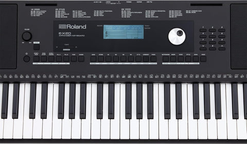 Roland E-X20 Arranger Keyboard With Carry Bag - 88, Black