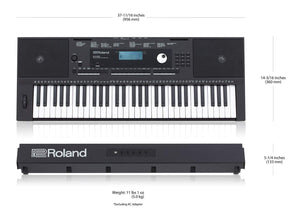 Roland E-X20 Arranger Keyboard With Carry Bag - 88, Black