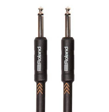 Roland Black Series Instrument Cable, Sraight/Sraight 1/4 Inch Jack - RIC-B20, Length: 20 ft / 6 m
