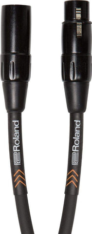 Roland Black Series XLR Microphone Cable 20 ft. Black