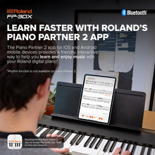 Roland FP-30X Digital Piano, Black