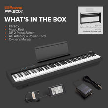 Roland FP-30X Digital Piano, Black