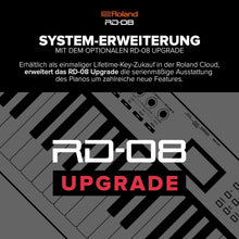 Roland RD-08 Stage Piano | Authentic RD Sound & Playability | Streamlined Design | 88-Note Weighted Action PHA-4 Keyboard | Expandable Features | +3,000 Built-in Sounds