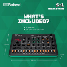 Roland S-1 Tweak Synth Compact Polyphonic Synthesizer