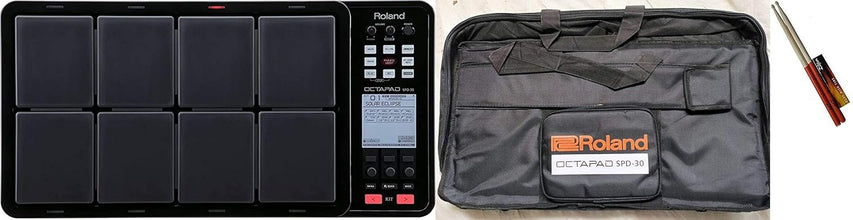 Roland Octapad SPD-30-BK Digital Percussion Pad with Free Carry Bag & Zildjian Sivamani Drumstick