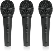 Behringer Ultravoice Xm1800S Dynamic Cardioid,USB Unidirectional Vocal Microphones,3-Pack(Black)