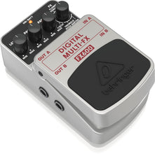 Behringer FX600 Digital Stereo Multi-Effects Pedal (Grey)