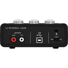 Behringer U-PHORIA UM2 2 x 2 Audio interfacce with USB 2.0
