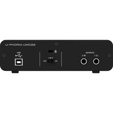 Behringer U-PHORIA UMC22 Audiophile 2x2 USB Audio Interface with MIDAS Mic Preamplifier