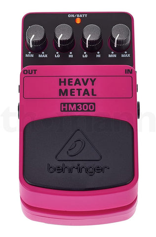 Behringer HEAVY METAL HM300 Heavy Metal Distortion Effects Pedal