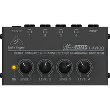 Behringer HA400 Ultra-Compact 4-Channel Headphone Amplifier