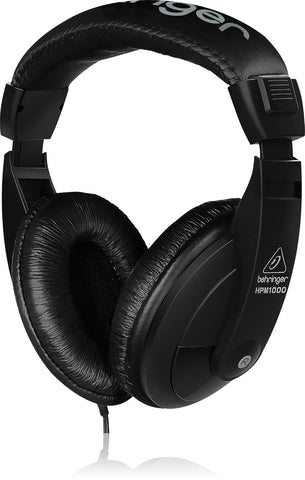 Behringer Studio Wired Over Ear Headphones Without Mic, Black (HPM1000-BK)