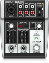 Behringer 302USB Premium 5-Input Analog Audio Mixer with XENYX Mic Preamp and USB/Audio Interface, Black