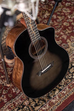 Washburn Bella Tono Vite S9V Electro-Acoustic Guitar BTS9VCECH-D-U With Gig Bag - Gloss Charcoal Burst