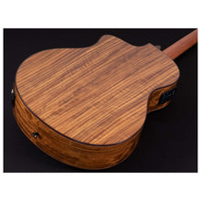 Washburn Bella Tono Vite S9V Electro-Acoustic Guitar BTS9VCECH-D-U With Gig Bag - Gloss Charcoal Burst