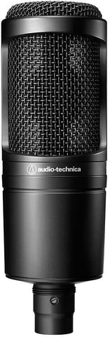 Audio-Technica Microphone AT2020 Pro Cardioid Capacitor, Black,Large, XLR