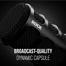 Rode Podmic USB Versatile Dynamic Broadcast Microphone with XLR and USB Connectivity for Podcasting, Streaming, Gaming, Music-Making and Content Creation