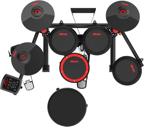 Ddrum E-Flex 8Pc Bluetooth Electronic Drums with Throne and Sticks