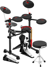 Ddrum E-Flex 8Pc Bluetooth Electronic Drums with Throne and Sticks