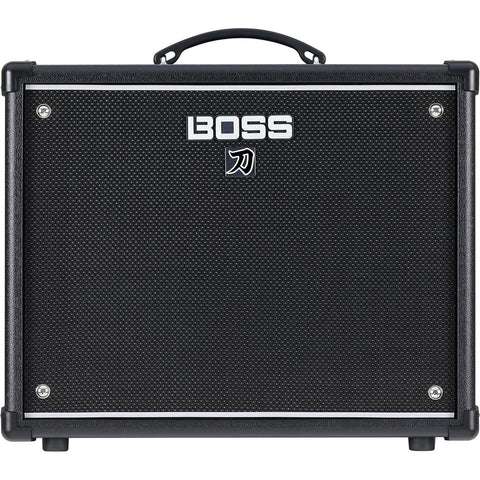 Katana-50 Gen 3 BOSS Guitar Amp | Compact 50 Watt Combo Amp | Special 12" Speaker | Advanced Tube Logic Sounds | 12 Amp Characters | Built-in BOSS Effects