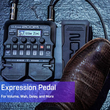 Zoom G1X Four Multi-effects Processor with Expression Pedal without adapter (Black)