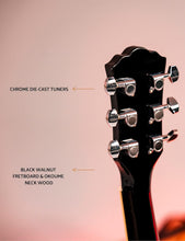 Washburn WA90CEVSB-U Dreadnought Acoustic-Electric Guitar Vintage Tobacco Sunburst