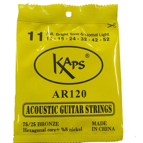 KAPS ACOUSTIC GUITAR STRING SET OF 6 STRINGS