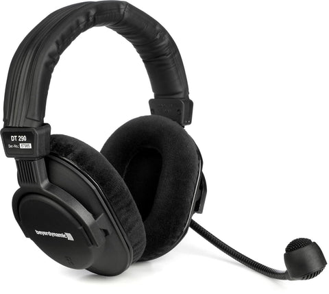 Beyerdynamic DT-290-MKII-200-250 Headset with Dynamic Hypercardioid Microphone for Broadcasting Applications, 250 Ohms