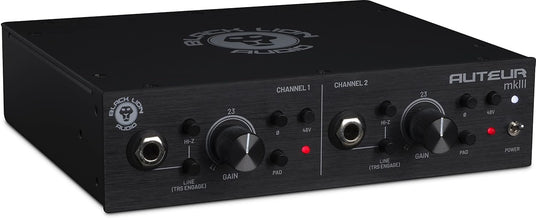 Black Lion Audio Auteur MK3 Dual Channel Microphone Preamp