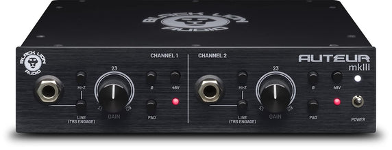Black Lion Audio Auteur MK3 Dual Channel Microphone Preamp