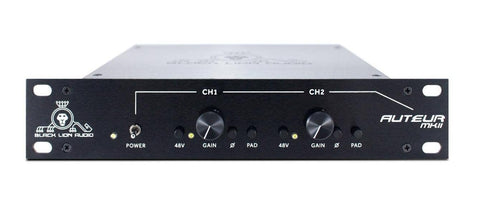 Black Lion Audio Auteur MK2 Dual Channel Microphone Preamp