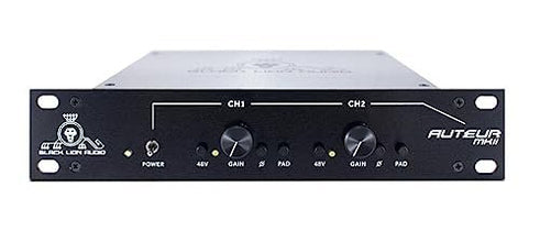 Black Lion Audio Auteur MK2 Dual Channel Microphone Preamp