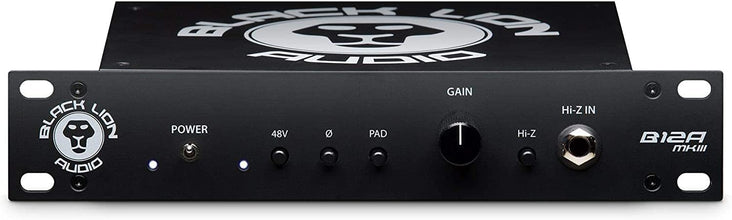 Black Lion Audio B12A MKIII Half-Rack American-Styled Preamp