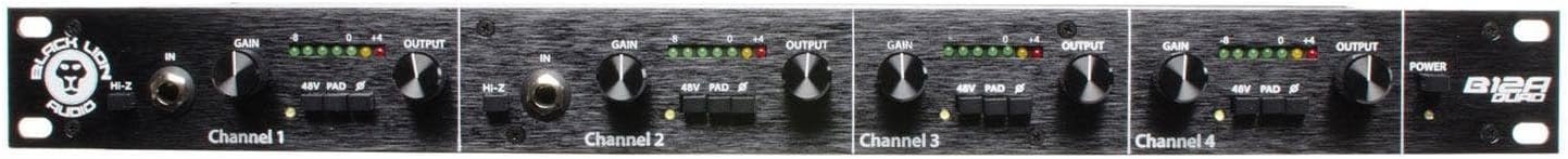 Black Lion Audio B12A Quad - 4 Channel Mic Preamp