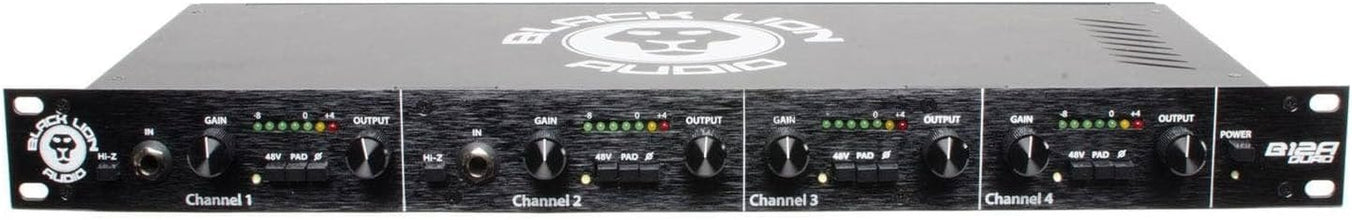 Black Lion Audio B12A Quad - 4 Channel Mic Preamp