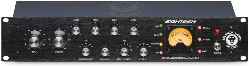Black Lion Audio Eighteen Microphone Preamp & Induction EQ