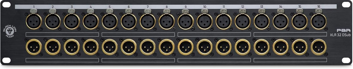 Black Lion Audio PBR XLR 32 D-sub Patchbay