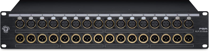 Black Lion Audio PBR XLR 32 D-sub Patchbay