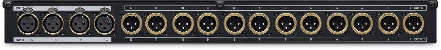 BLACK LION AUDIO PBR-XLR 16-POINT GOLD PLATED XLR PATCH BAY