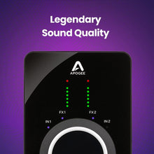 Apogee Duet 3 USB Audio Interface for Recording, Live Streaming, Gaming & Podcasting with 2 inputs & 4 outputs plus 2 world-class preamps
