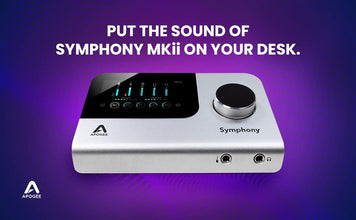 Apogee Symphony Desktop - Pro Audio Interface with Touch-Screen Display, Headphone Amp with Phantom Power for Recording, Live-Stream & Podcast, works with Mac, PC, iPhone, and iPad